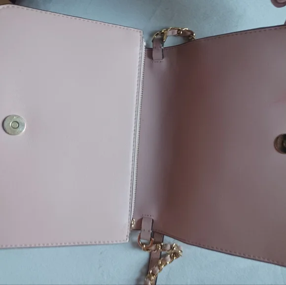 Tory Burch crossbody bag Savannah Combo Pink Quilted - Picture 9 of 11